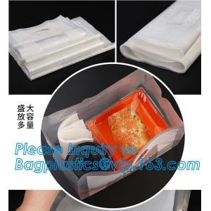 fast food bags, Food grade bakery bread plastic poly bag custom printed opp