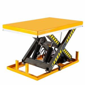 Fixed Hydraulic Electric Scissor Lift 2000kg Loading Stationary Work Lift Table