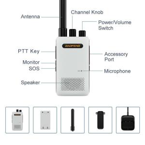 Baofeng BF-358 UHF Handheld Walkie Talkie with VOX and SOS