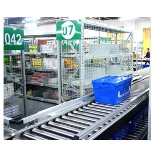 Warehouse Storage Solution Stackable and Nestable Plastic Crate with Attached