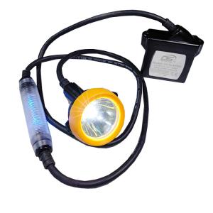 China High Bright 20000Lux Mine Cap Lamp Miner Headlamp Mining Lighting With Satey Rear Light on sale
