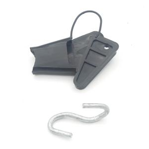 Hot-dip Galvanised Telecom Fiber Optic Drop Cable Clamp For 1 Copper Pair