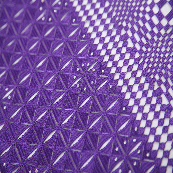 Quality F50272 51&quot;-52&quot; width new design embroidery customizable high quality african cord lace fabric 5 yard wholesale