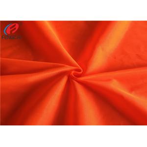 Safety Vest Orange Reflective Fabric Fluorescent Material Fabric For Garment