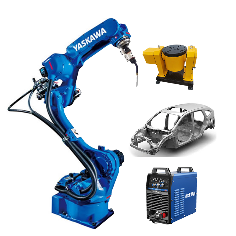 Cheap Arc Welding Robot YASKAWA 6 Axis Industrial Robotic Arm Automobile Steel Pipe Welding With Welding Machine And Torch for sale