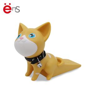 ODM Decorative PVC Door Stopper cat shaped EN71 ASTM F963 Certificate