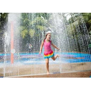Galvanized Pipe Kids Water Playground Interactive Children'S Splash Park