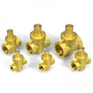Cheap 1/2 3/4 1 2 Brass Water Pressure Reducing Valve Adjustable Pressure Regulator for sale