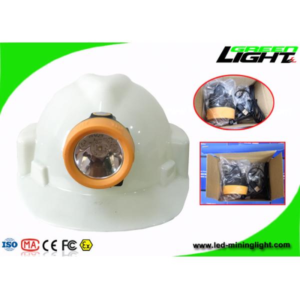 ABS Material Led Mining Cap Lamp 10000lux Brightness Anti Explosive With USB