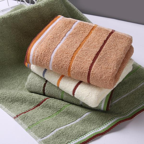 Towel pure cotton absorbent thickened soft plain gift household face towel cotton
