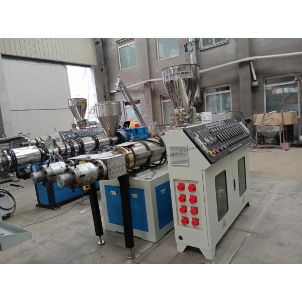 UPVC CPVC Double Pipe Extrusion Line 50HZ PVC Double Screw Extruder