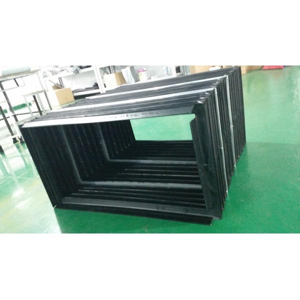 Quality dust protective bellows made with metal frame +PVC +fiber cloth cover  for automobile lifter fork lifter wholesale