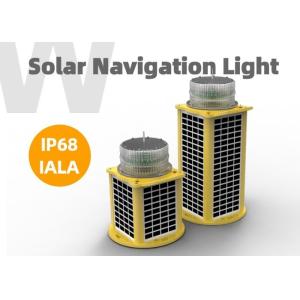 Flashing Pattern 6nm Solar Marine Channel Marker Lights Salt Dust Proof