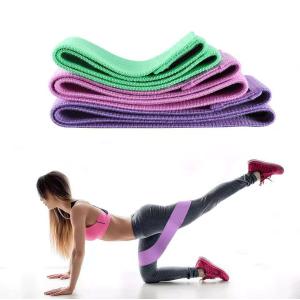 8cm Width 50lbs Workout Fabric Resistance Bands Textile BSCI