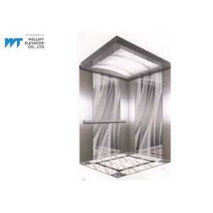 China Elevator Cabin Decoration Elegant and Sreamlined for Hotel and Commercial Lift on sale