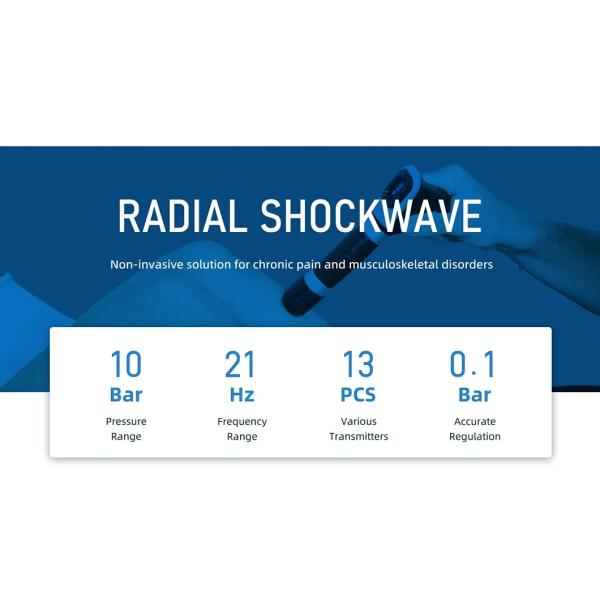 CE Approved Physiotherapy Rehabilitation Shock Wave Equipment Shockwave Therapy Machine for Physical Manufacture