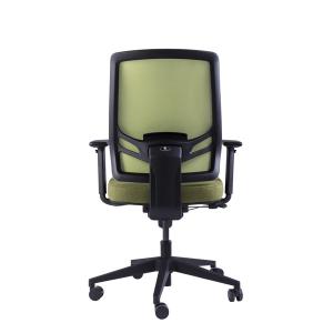 Ergo Lumbar Support Office Chair Green Mesh Mid Back Swivel