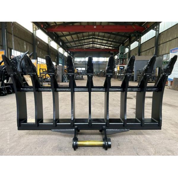 Quality Excavator Rake Bucket , land rake for excavator CAT320D PC200 wholesale