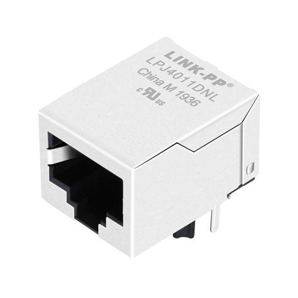 S11-ZZ-0292 1x1 Port Integrated RJ45 Connector With 10/100 Base-T Magnetics