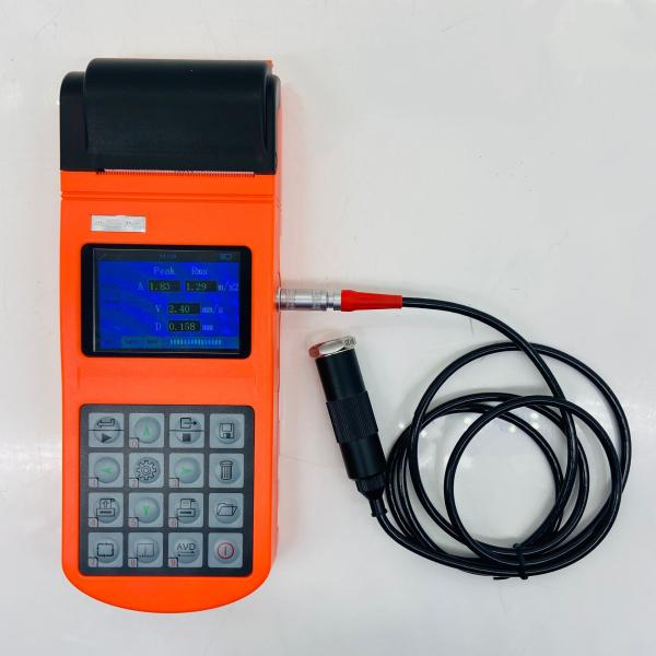 Real Time Spectral Chart Portable Vibration Meter Printing Function For