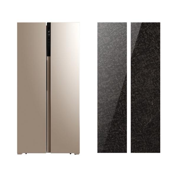 Quality Decoration UV micro imprinting Black Wrinkle Pattern Refrigerator Door Panel wholesale