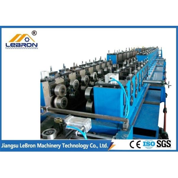 Blue color PLC Control Automatic Cable Tray Roll Forming Machine new type made