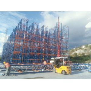 ASRS Automated Storage Retrieval System , Clad Rack Warehouse With Q345B Steel
