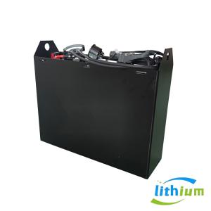 Power Output 25.6V 500kg Black Heavy Duty Lorry Battery With Long Cycle Life
