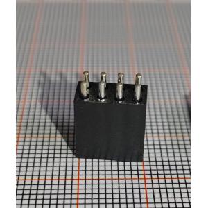 2x4 Smd Female Header Connector Right Angle 2.54 Pitch 8 Pin Header Connector