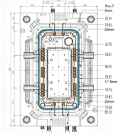 Precision Foldable Phone Case Molds S136 Steel Fold Structure Adaptation
