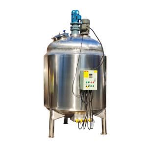China Soap Emulsifying Homogenizer Shampoo Stainless Steel Mixing Tank With Agitator 1000L on sale