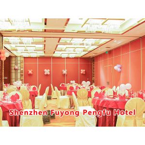 Office Building Movable Sliding Acoustic Wall Panels with 304 Stainless Steel