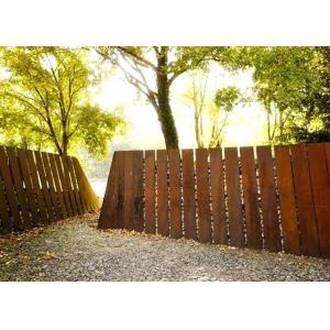 2m High Garden Corten Steel Fence Panel Exterior Design for Residential