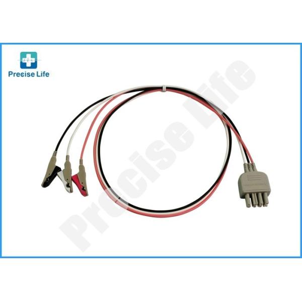 Quality Nihon Kohden BR-903PA ECG lead wire 0.5m 3 leads ECG Cable With Clip wholesale