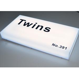 Battery Powered Slim Alphabet Light Box , Edgelight Illuminated Acrylic Light