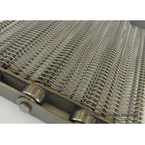 Cheap Metal Mesh Spiral Conveyor Belt For Roasting Food Stuff Alkali - Resisting for sale