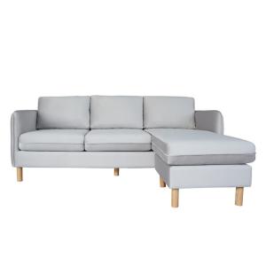 Cheap Timber Legs Modular Fabric Sofa Reversible Ottoman Modular Fabric Couch for sale