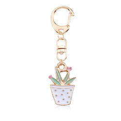 Metal Watermelon Key Chain 15cm x 6.5cm x 1.6cm Silk screen printing