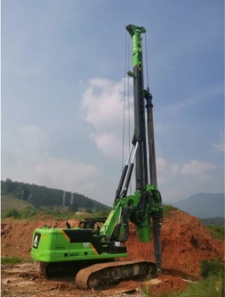 Hydraulic Piling Rig with Pile Diameter 300 to 1050 Mm, Drilling Depth Up To 30
