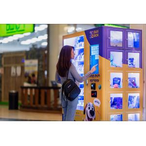 Combo Vending Machine with Lockers 21.5 Inch Touch Screen SDK Function