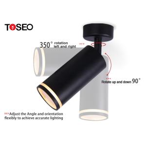 China GU10 Pure Aluminum LED Ceiling Spotlights 7w Adjustable White / Black on sale