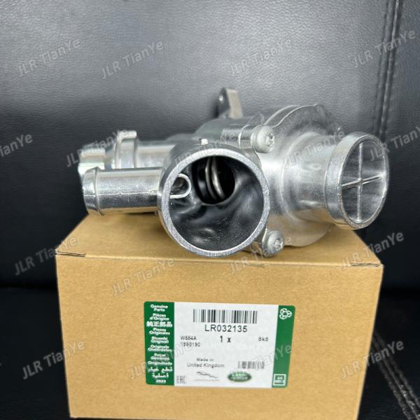 LR032135 LR035124 AJ812976 3.0 V6 5.0 V8 Aluminum Thermostat Housing For Range Rover