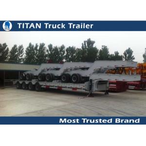 150 Ton 4 lines 8 axles lowboy Heavy Haul Trailers for Heavy construction