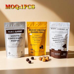 Pe Laminate Material Odor-Proof Stand-Up Pouch With Embossed Gravure Printing &