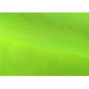 Breathable Fluorescent Fabric Polyester Stretch For Safety Jacket