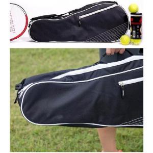600D Polyester Fabric Tennis Racket Bag With Padded Shoulder Strap And Tote