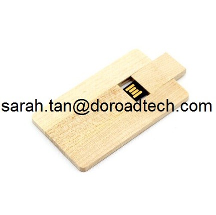 Quality Hot Wooden Card USB2.0 Memory Stick Real Capacity USB Flash Pen Drive wholesale