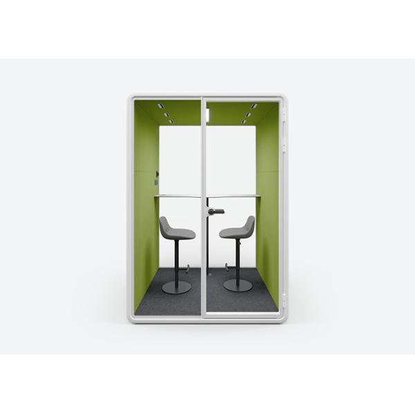 M Size Silent Phone Booth Meeting Room Privacy Acoustic Office Pods For 1 - 2