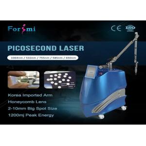 China China Unique 600ps High Peak Power picosecond laser tattoo removal machine with 755nm 585nm 650nm USA Lambda Heads on sale
