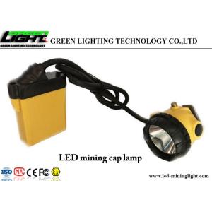 Waterproof IP68 LED Miners Cap Lamp , Super Bright Rechargeable Led Headlamp